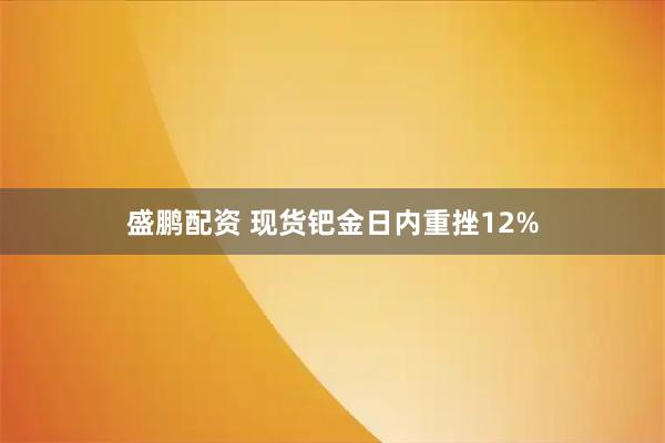 盛鹏配资 现货钯金日内重挫12%