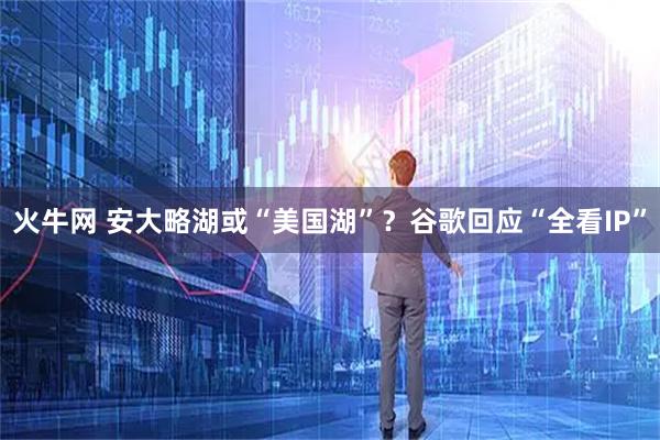 火牛网 安大略湖或“美国湖”？谷歌回应“全看IP”